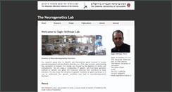 Desktop Screenshot of neurogenetics.huji.ac.il