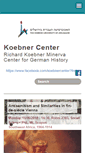 Mobile Screenshot of koebner.huji.ac.il