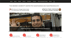 Desktop Screenshot of nano.huji.ac.il