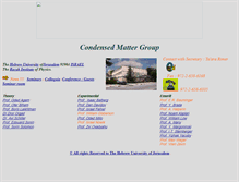 Tablet Screenshot of cond-mat.phys.huji.ac.il