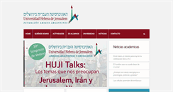 Desktop Screenshot of huji.org.ar